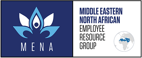 Middle Eastern North African Employee Resource Group (MENA) logo.