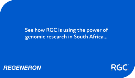 Video announcing Regeneron Genetic Center’s collaboration with DiscoverME South Africa.