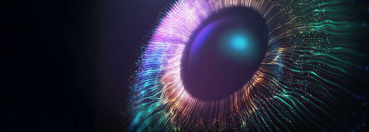 Advanced graphic of an eye