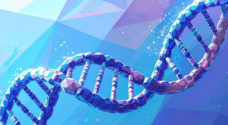 Illustration of DNA strands