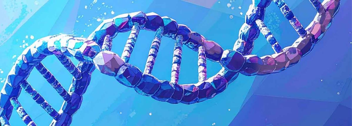 Illustration of DNA strands