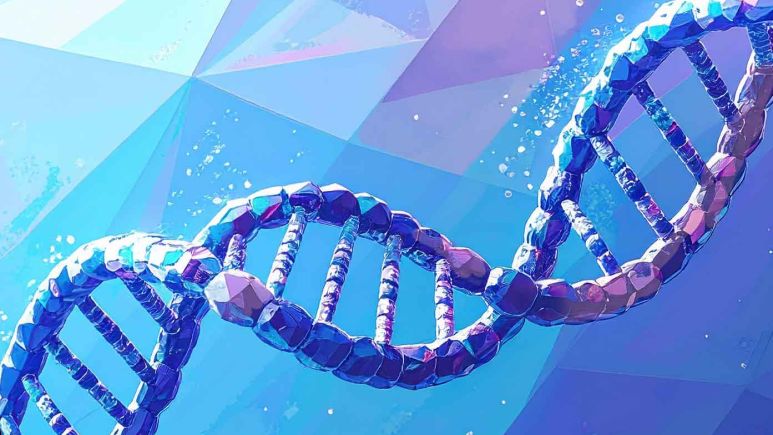 Illustration of DNA strands