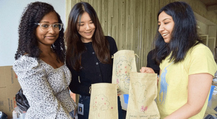 3 volunteers of the Using Data For Good program